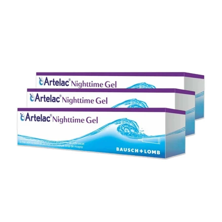 Офтальмологічний гель Bausch + Lomb Artelac Nighttime Gel нічний, 3 х 10 г: ціни та характеристики