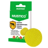 Mustico, пластыри для отпугивания комаров и черных мух, 12 штук