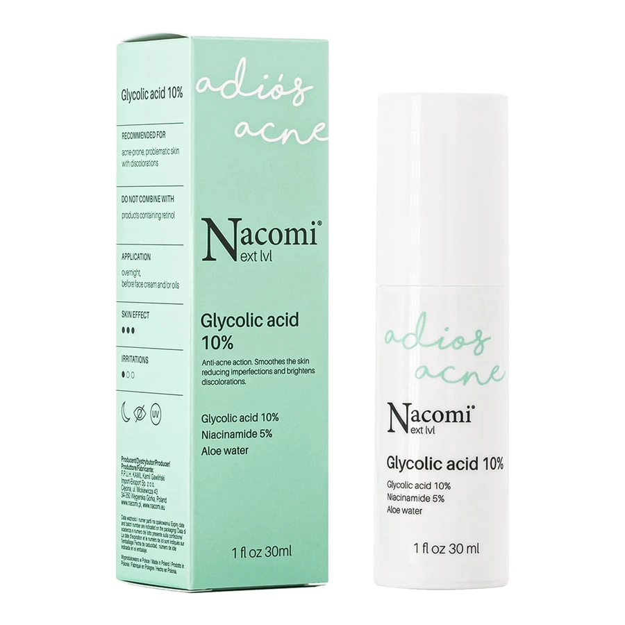 Nacomi Next Level Serum Glycolic Acid 10%, 30 мл: цены и характеристики