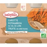 Babybio Морковно-тыквенное меню с форелью 2 x 200 г