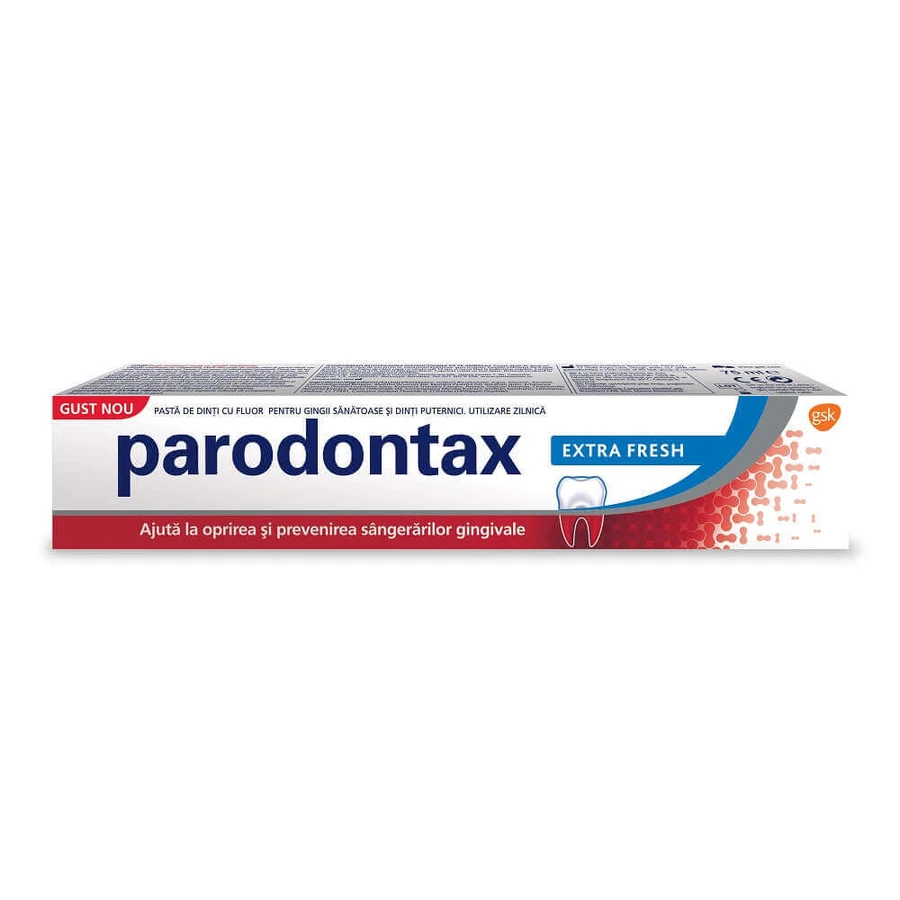 Зубна паста з фтором Extra Fresh Parodontax, 75 мл, Гск: ціни та характеристики