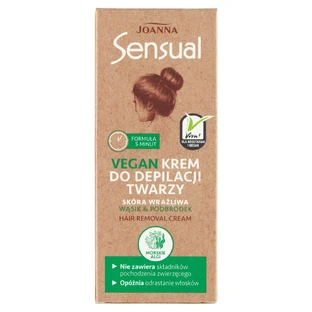 Крем для депіляції Joanna Sensual Vegan Face, 20 г