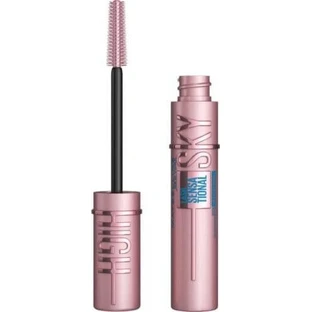 Maybelline New York Lash Sensational Sky High Waterproof Водостойкая тушь для ресниц черная 1×6 мл, гелевая подводка для глаз