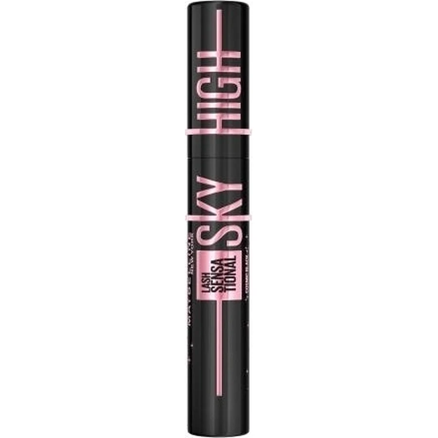 Maybelline New York Lash Sensational Sky High Waterproof Водостойкая тушь для ресниц черная 1×6 мл, гелевая подводка для глаз: цены и характеристики