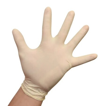 Перчатки хирургические латексные текстурированные safetouch clean bi-fold стерильные с пудрой 7 уп. бумага/бумага №2