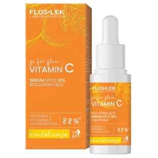 Floslek Laboratorium Go For Glow Освітлююча сироватка з вітаміном С VIT C 10%, 30 мл
