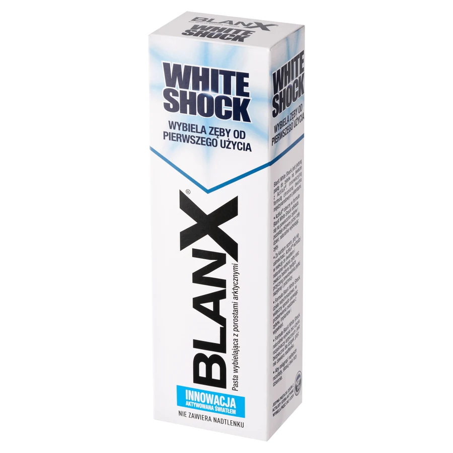 BlanX White Shock, отбеливающая зубная паста, активируемая ветром, 75 мл: цены и характеристики