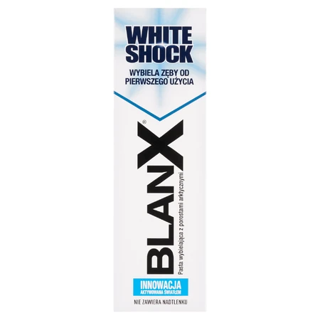 BlanX White Shock, отбеливающая зубная паста, активируемая ветром, 75 мл: цены и характеристики