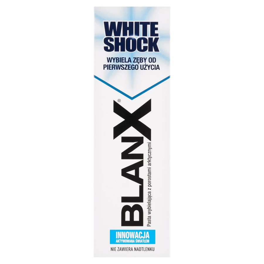 BlanX White Shock, отбеливающая зубная паста, активируемая ветром, 75 мл: цены и характеристики