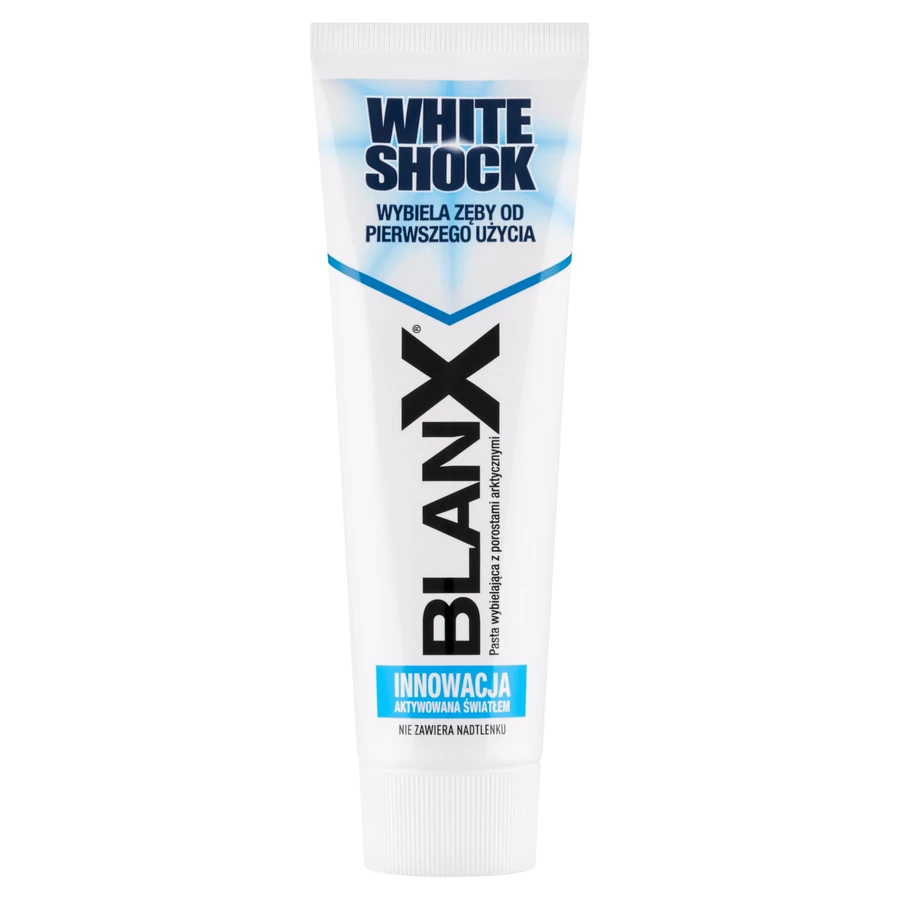 BlanX White Shock, отбеливающая зубная паста, активируемая ветром, 75 мл: цены и характеристики