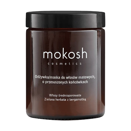 Mokosh, кондиціонер-маска для тьмяного воску з сухим корінням, зелений чай з бергамотом, 180 мл: ціни та характеристики
