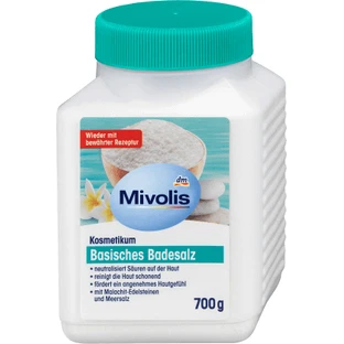 Mivolis Щелочная соль для ванн, 700 г