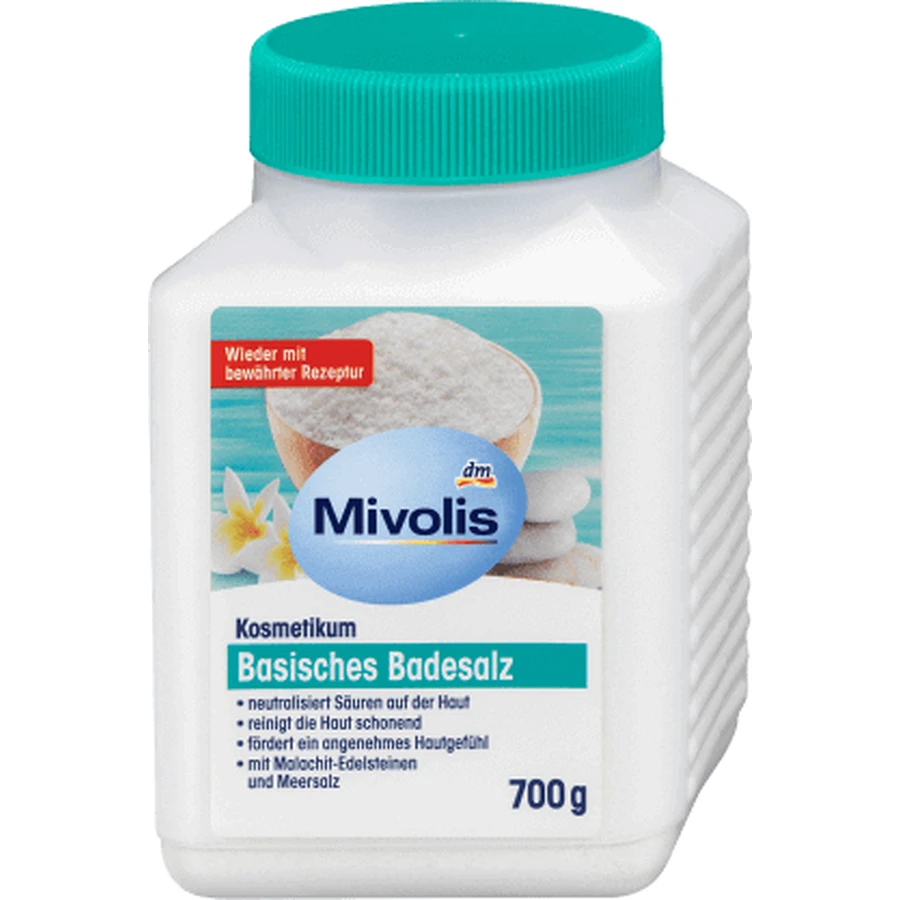 Mivolis Щелочная соль для ванн, 700 г: цены и характеристики