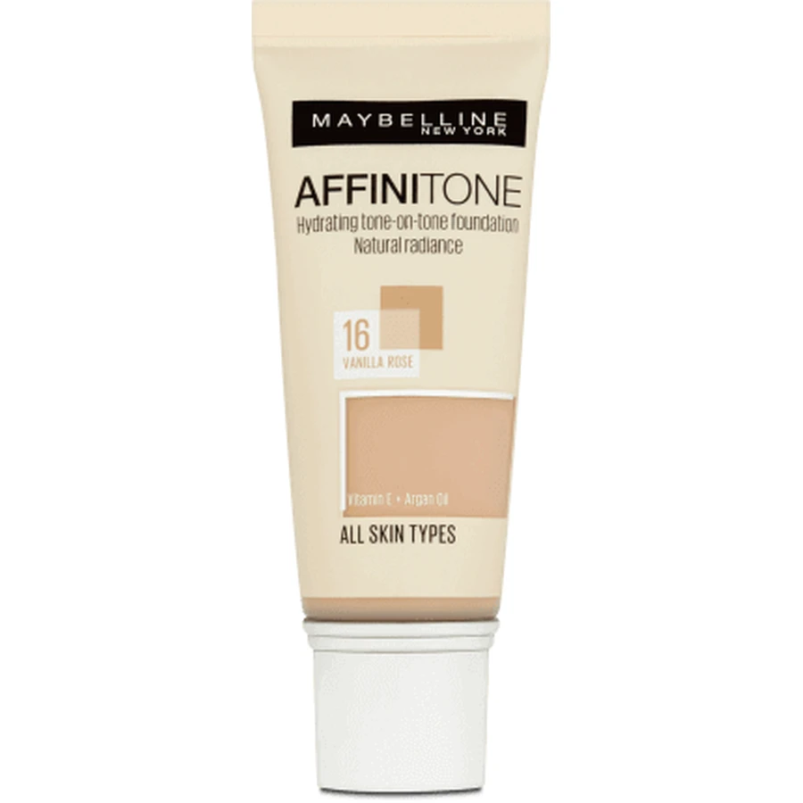 Тональний крем Maybelline New York Affinitone 16 Vanilla Rose, 30 мл: ціни та характеристики