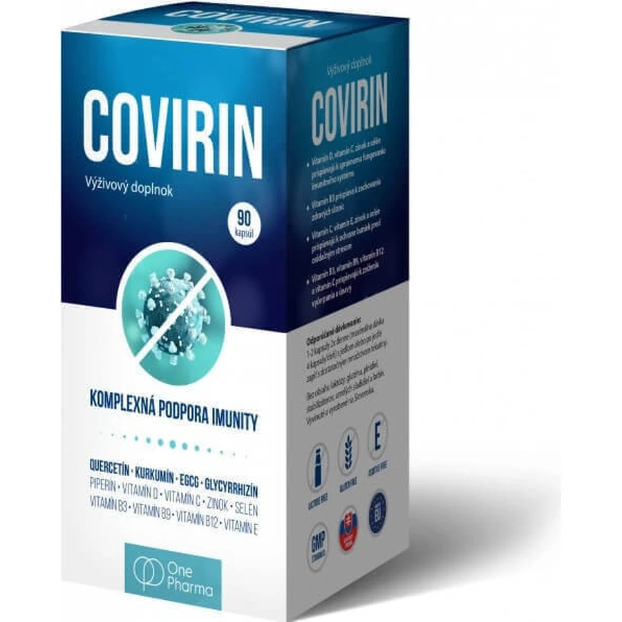 OnePharma COVIRIN 1×90 cps, дієтична добавка: ціни та характеристики