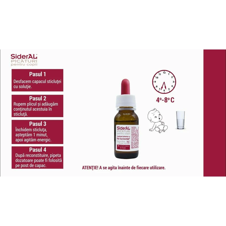 Дитячі фарби SiderAL, флакон 30 мл + пакетик 1,9 г, Solacium Pharma: ціни та характеристики