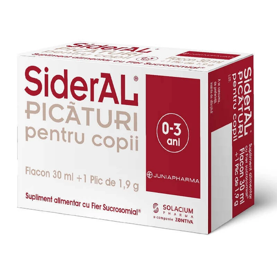 Дитячі фарби SiderAL, флакон 30 мл + пакетик 1,9 г, Solacium Pharma: ціни та характеристики