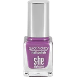 S-he color&style Лак для нігтів Quick'n crazy 323/665, 6 мл