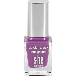 S-he color&style Лак для нігтів Quick'n crazy 323/665, 6 мл