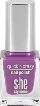 S-he color&amp;style Quick'n crazy лак для ногтей 323/665, 6 мл