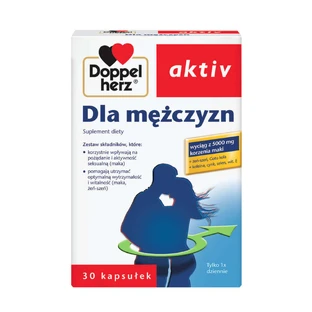 Doppelherz Aktiv Для мужчин для усиления либидо 30 капсул