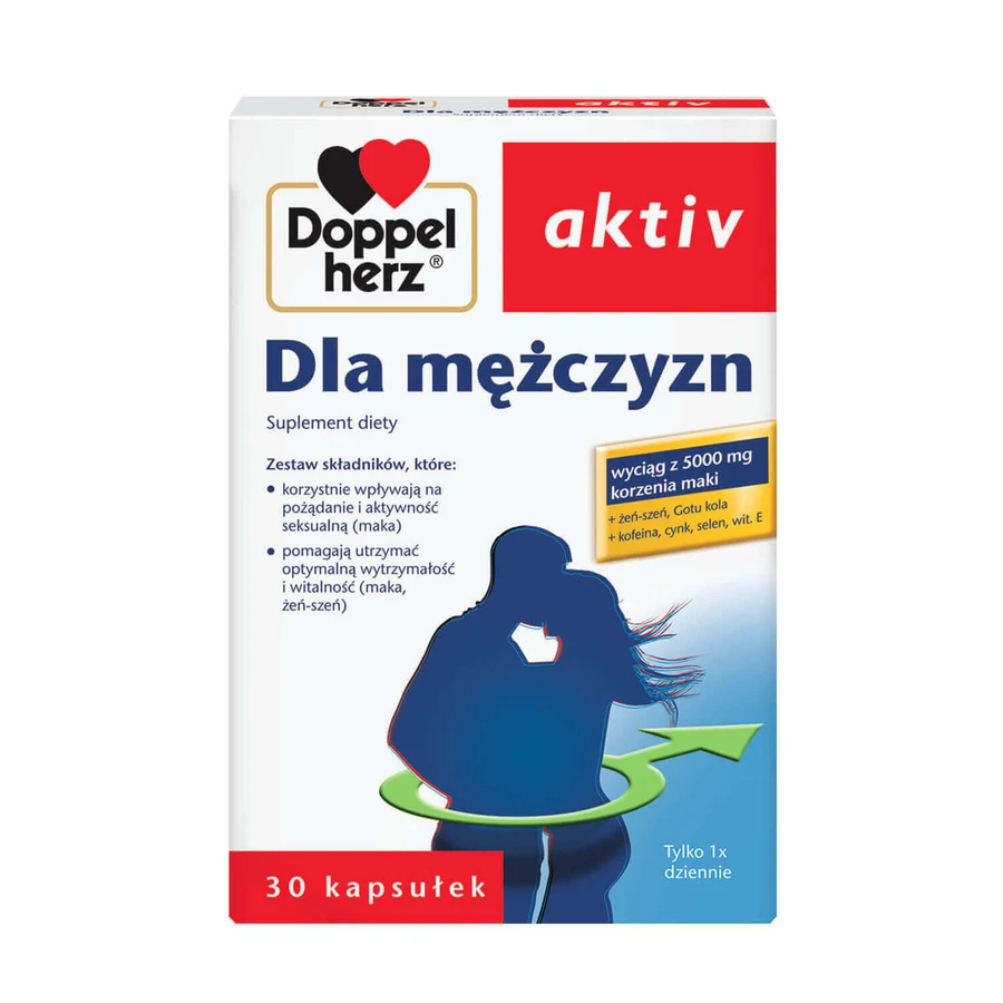 Doppelherz Aktiv Для мужчин для усиления либидо 30 капсул: цены и характеристики