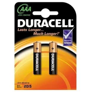 Батарейки Basic AAA, 2 штуки, Duracell