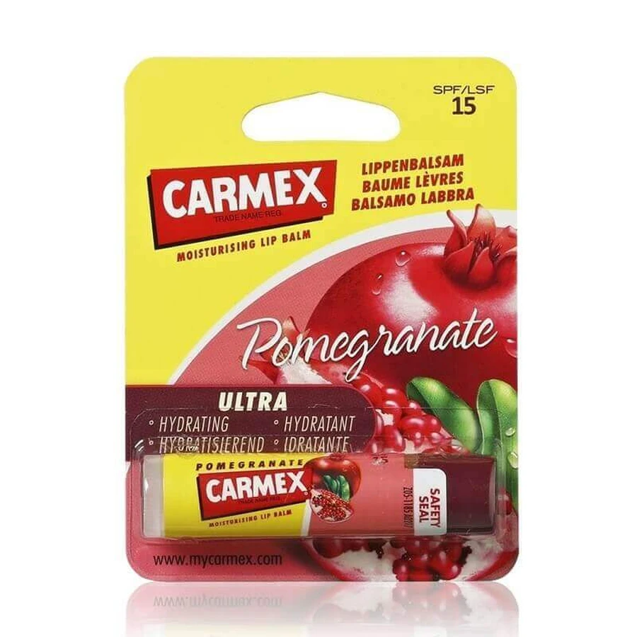 Бальзам для губ Carmex SPF 15 відновлювальний, з гранатовим ароматом, 4,25 г: ціни та характеристики