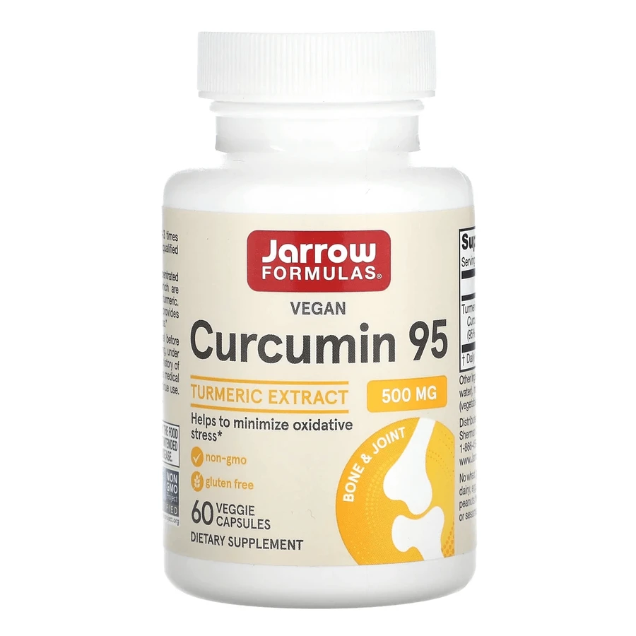 Jarrow Formulas Curcumin 95, 60 вегетарианских капсул: цены и характеристики