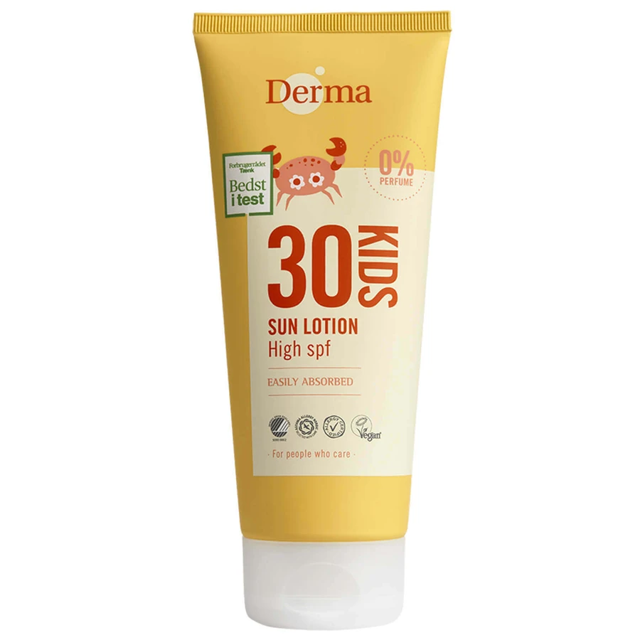 Derma Sun Kids Солнцезащитный лосьон SPF30, 200 мл: цены и характеристики