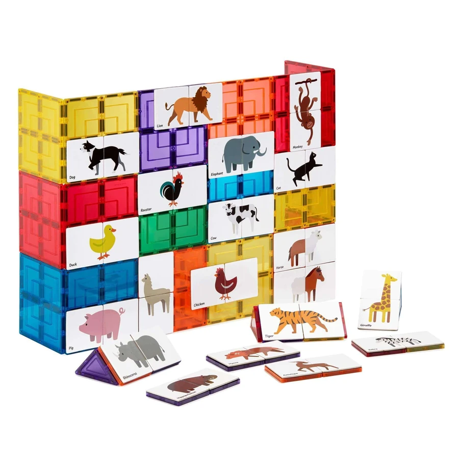 Магнитный пазл с животными Duo Puzzle Pack, +3 года, 40 деталей, Learn & Grow: цены и характеристики