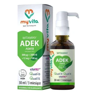 MyVita, Вітаміни ADEK Forte, краплі, 30 мл