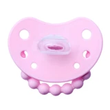 Luu Kids, соска-пустушка, позиціонуюча, силіконова, Pink A Boo, 0-3 місяці, 1 шт.