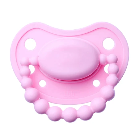 Luu Kids, пустышка, позиционирование, силикон, Pink A Boo, 0-3 месяца, 1 шт.: цены и характеристики