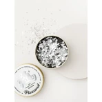 Міністерство Доброго Мила Facegroovin' Eco Glitter, біо-блискітки для декору тіла та обличчя, сріблясті, 10 г: ціни та характеристики