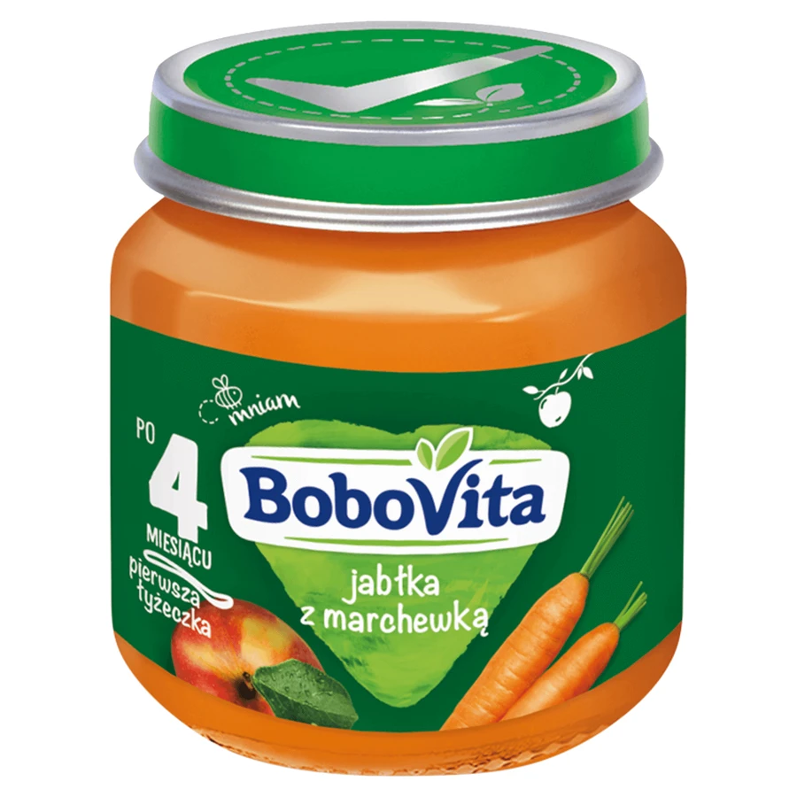 BoboVita Десерт, яблоко и морковь, после 4 месяцев, 125 г: цены и характеристики
