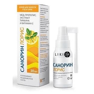 Санорин лор спрей д/горла 30 мл