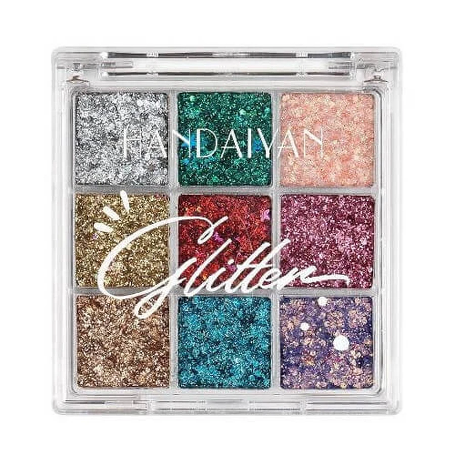 Тіні для повік Handaiyan Glitter Glitter, 9 кольорів, 03: ціни та характеристики