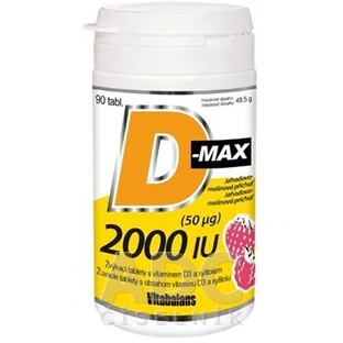 Витабаланс Витабаланс Витабаланс Витабаланс D-max 2000 МЕ таблетки для ингаляций 90 шт.