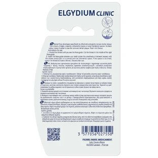 Elgydium Clinic DentalFloss Crossing, зубна нить для брекетів та імплантатів