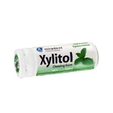 Miradent Xylitol, жевательная резинка с ксилитом, со вкусом зеленого мифа, 30 штук