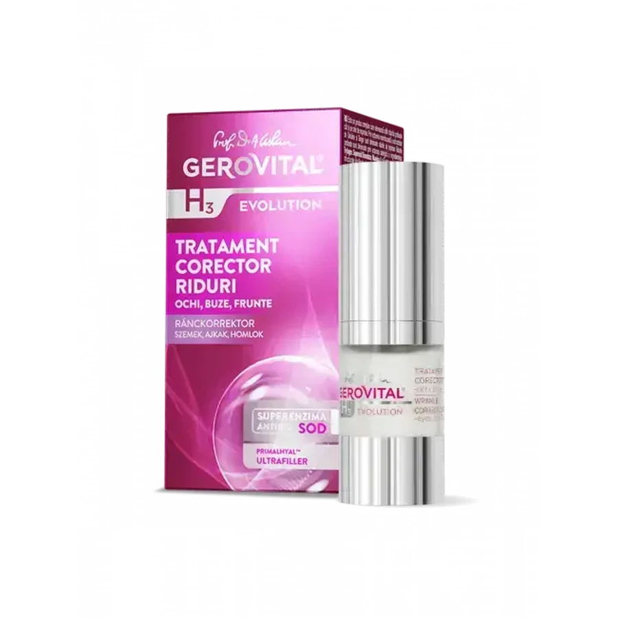 Корректор морщин Gerovital H3 Evolution, 15 мл, Farmec: цены и характеристики