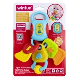 Брелок-ключ зі звуком та світлом, 3 місяці+, Winfun
