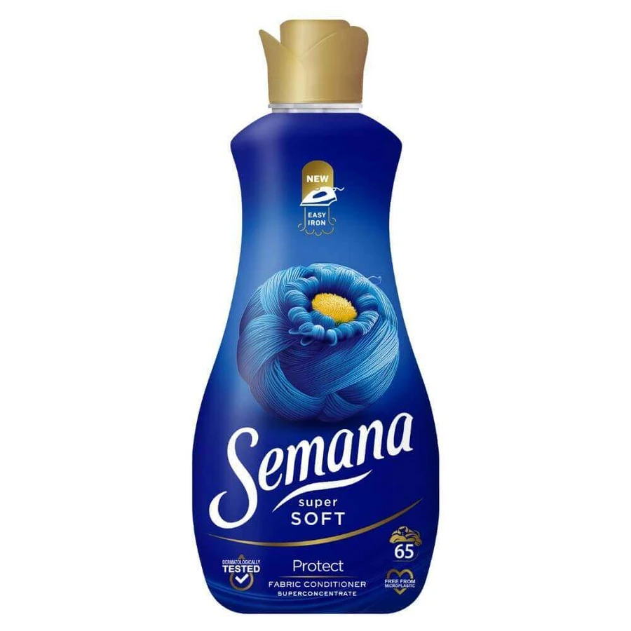 Кондиціонер для білизни Semana Super Soft Protect, 65 прань, 1,3 л: ціни та характеристики