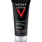VICHY Homme MAG C Зволожуючий підбадьорливий гель для душу для тіла та волосся 200 мл 1×200 мл, гель для душу: ціни та характеристики