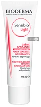Крем для лица Bioderma Сансибио Лежер легкий для нормальной, комбинированной, чувствительной кожи, 40 мл