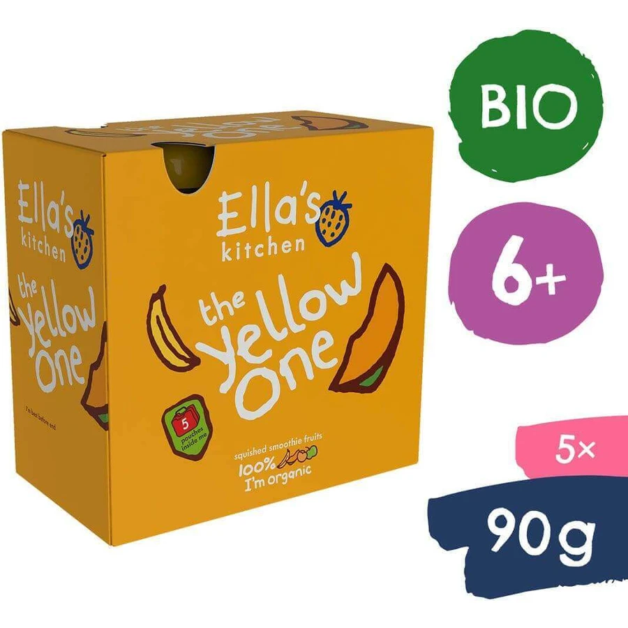 Ella's Kitchen BIO Yellow One Фруктовое пюре с бананом 5 х 90 г: цены и характеристики