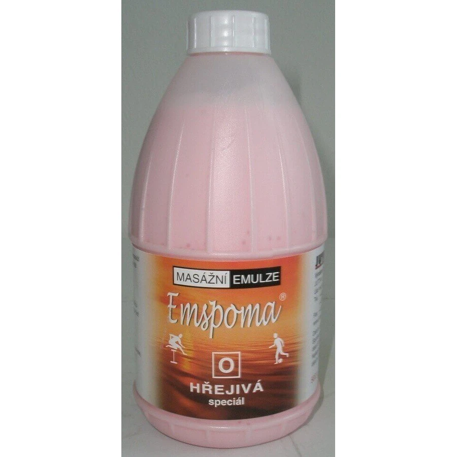 EMSPOMA Зігріваюча - рожева "O" 1×500 мл, масажна емульсія: ціни та характеристики