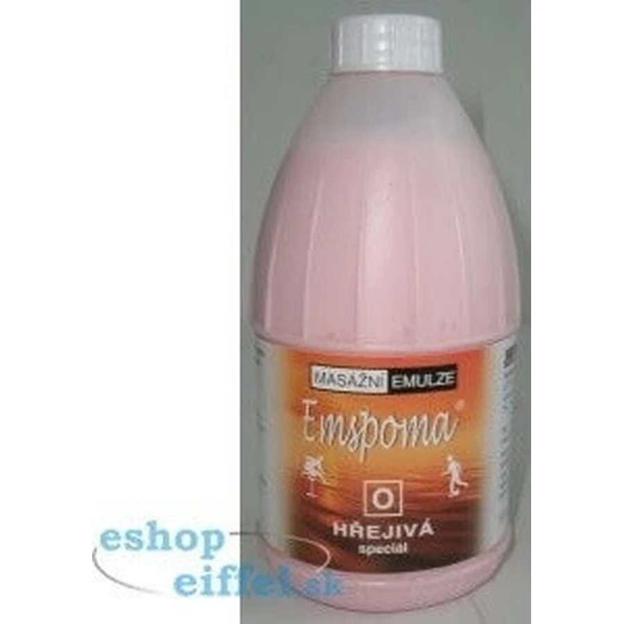 EMSPOMA Зігріваюча - рожева "O" 1×500 мл, масажна емульсія: ціни та характеристики