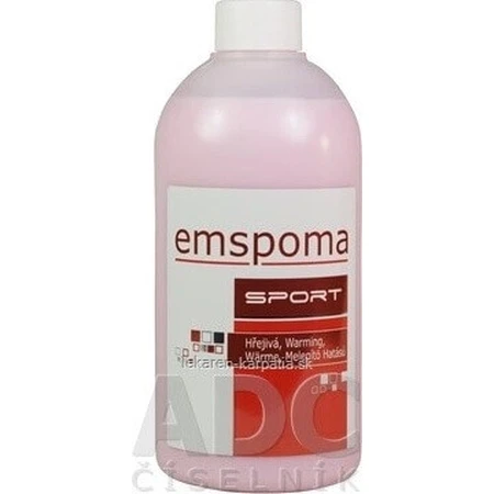 EMSPOMA Зігріваюча - рожева "O" 1×500 мл, масажна емульсія: ціни та характеристики